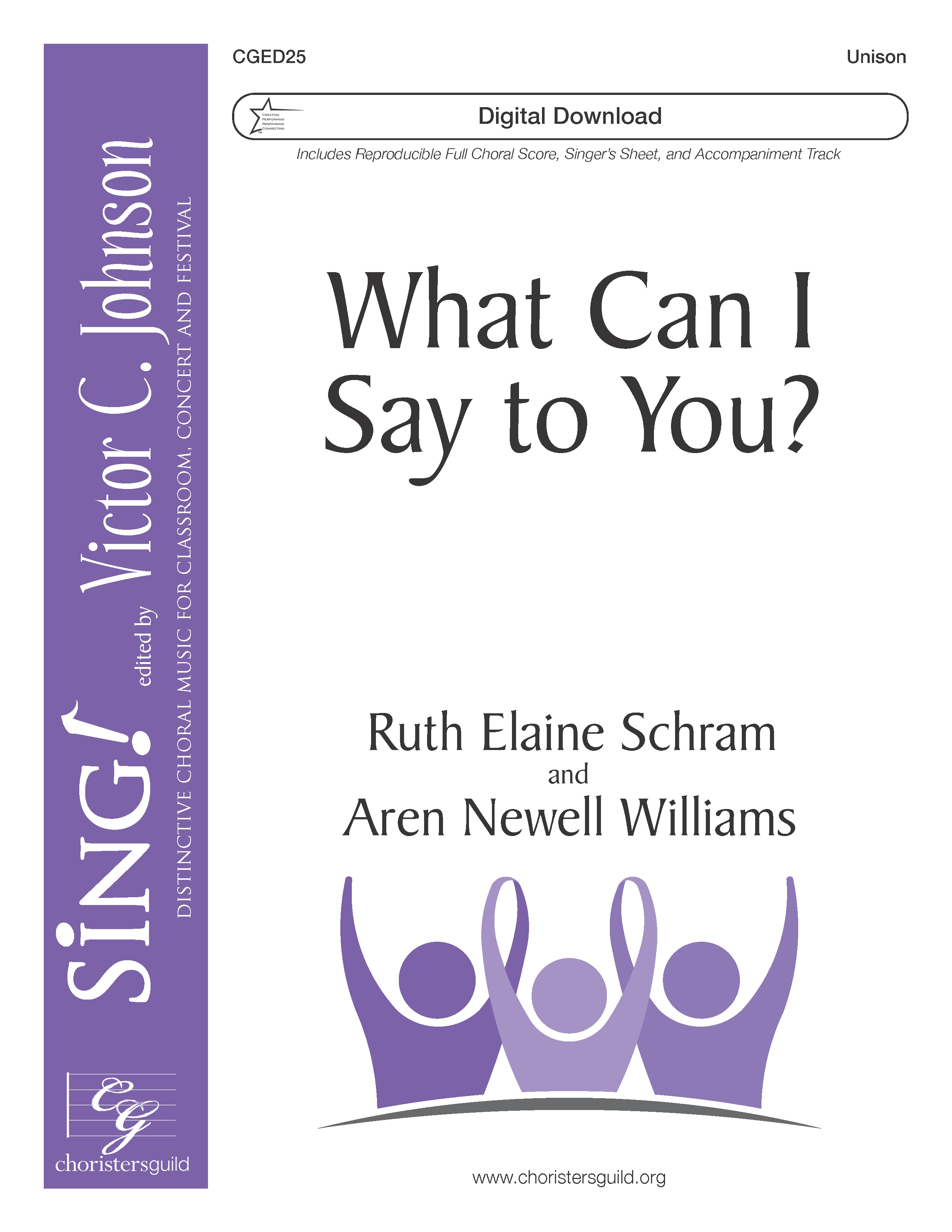 What Can I Say to You? (Virtual Learning Resource Pak) - Unison