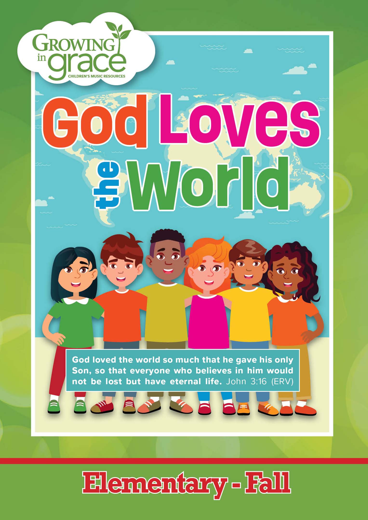 Growing in Grace God Loves the World (Fall) Elementary CD (Digital Download)