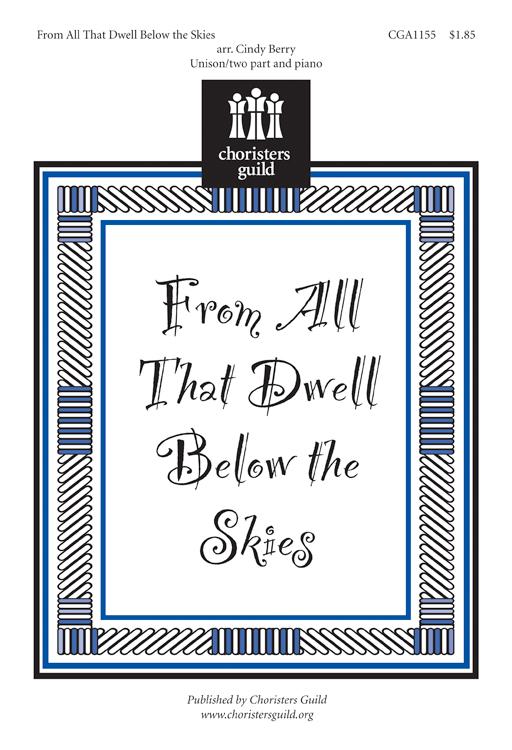 From All That Dwell Below the Skies (Accompaniment Track)