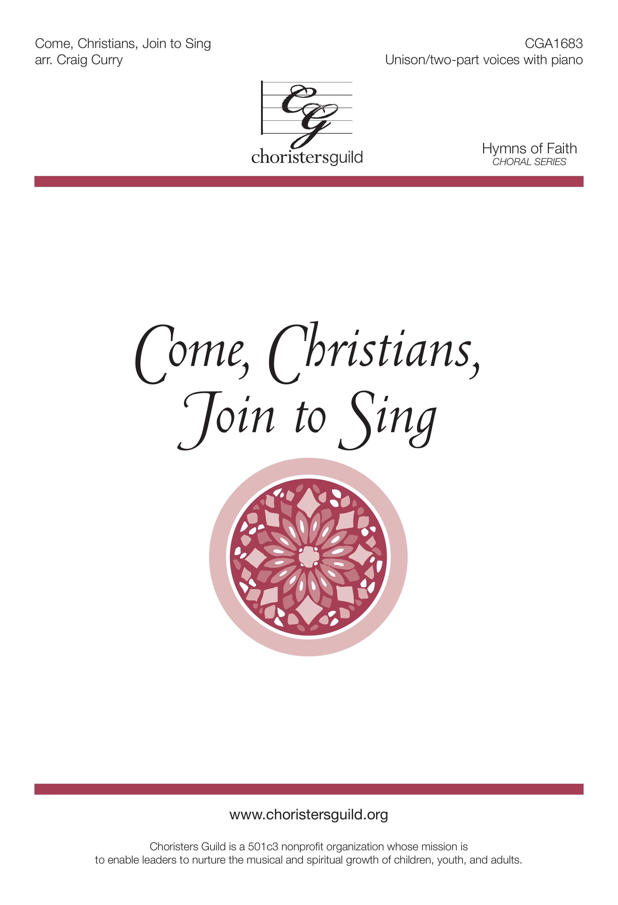 Come, Christians, Join to Sing - Unison/Two-part