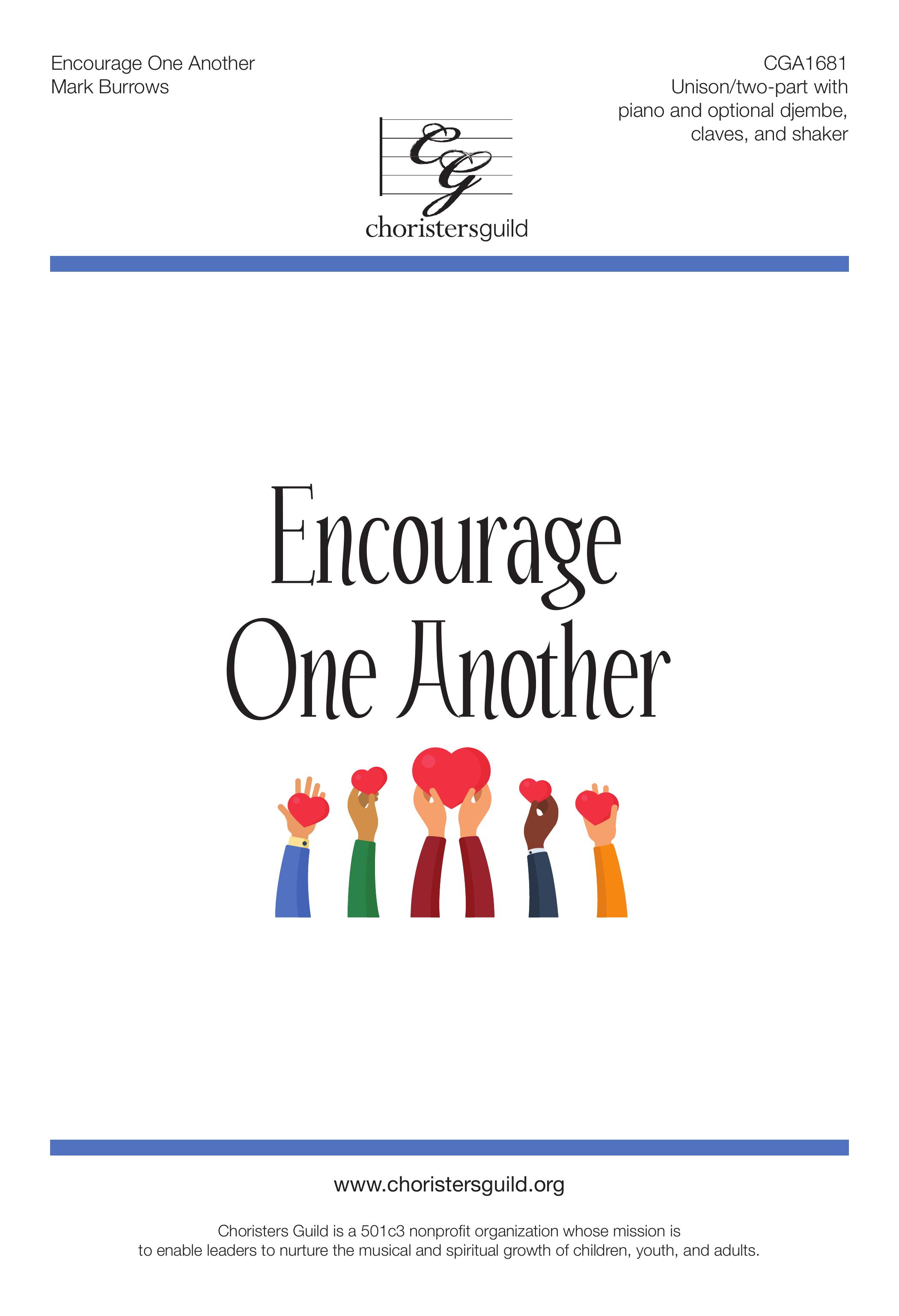 Encourage One Another - Reproducible Instrumental Parts