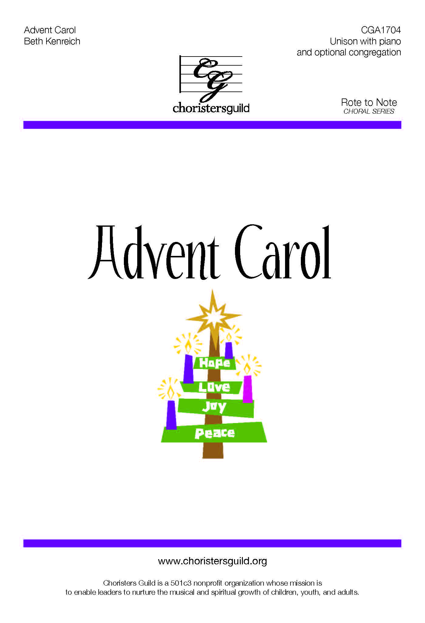 Advent Carol - Unison