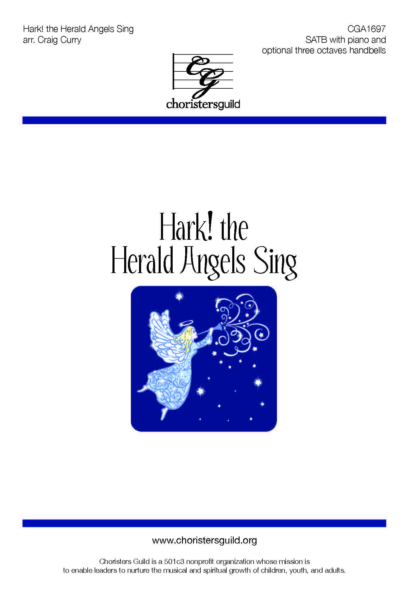 Hark! The Herald Angels Sing (Reproducible Handbell Part)