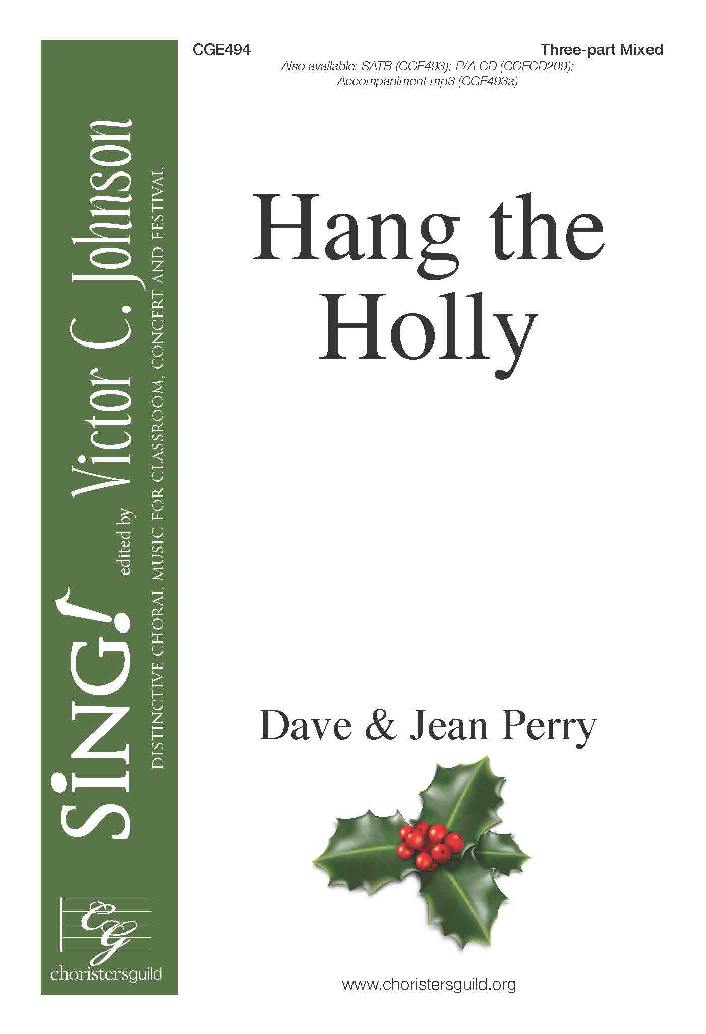 Hang the Holly - Three-part Mixed