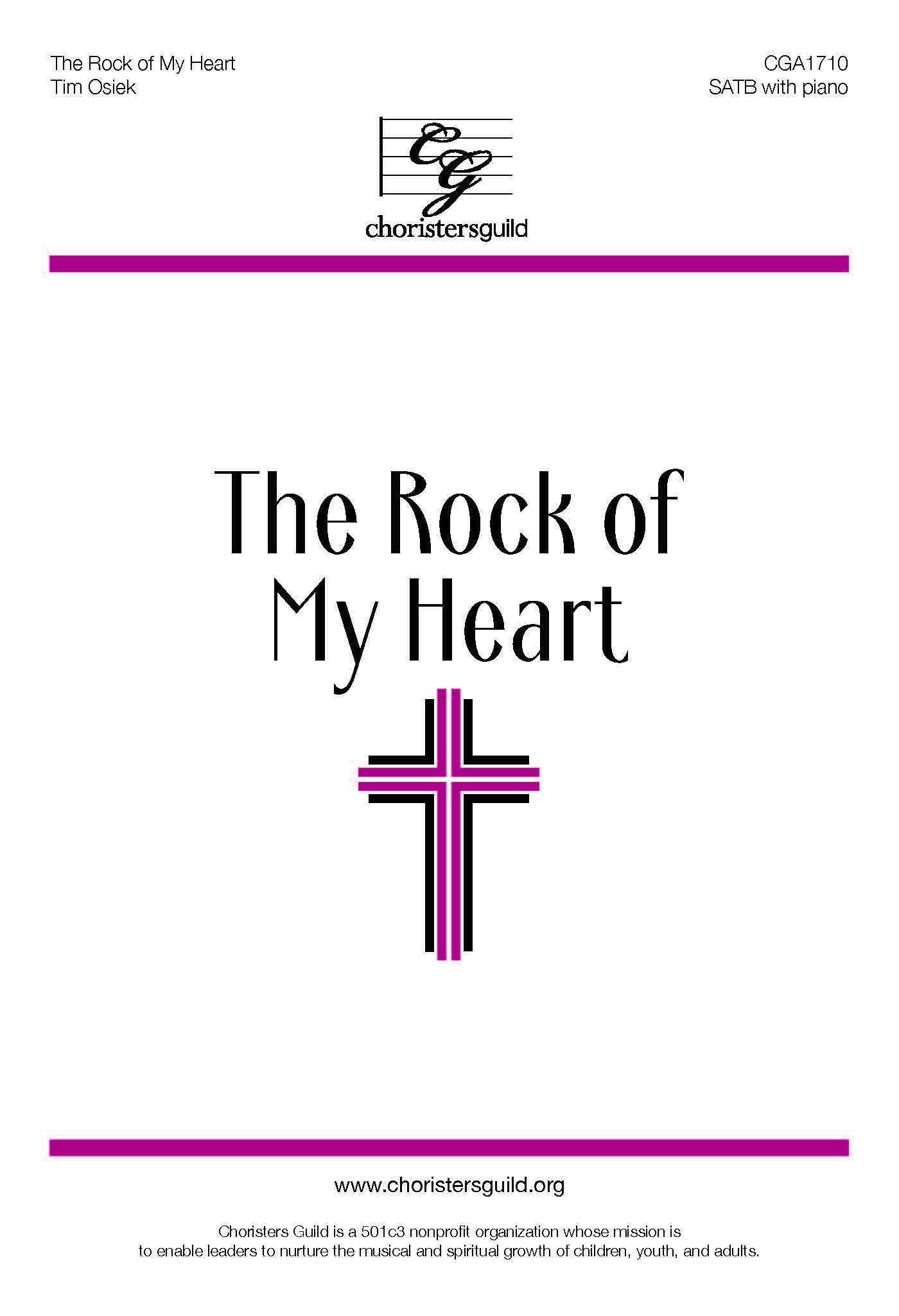 The Rock of My Heart - SATB
