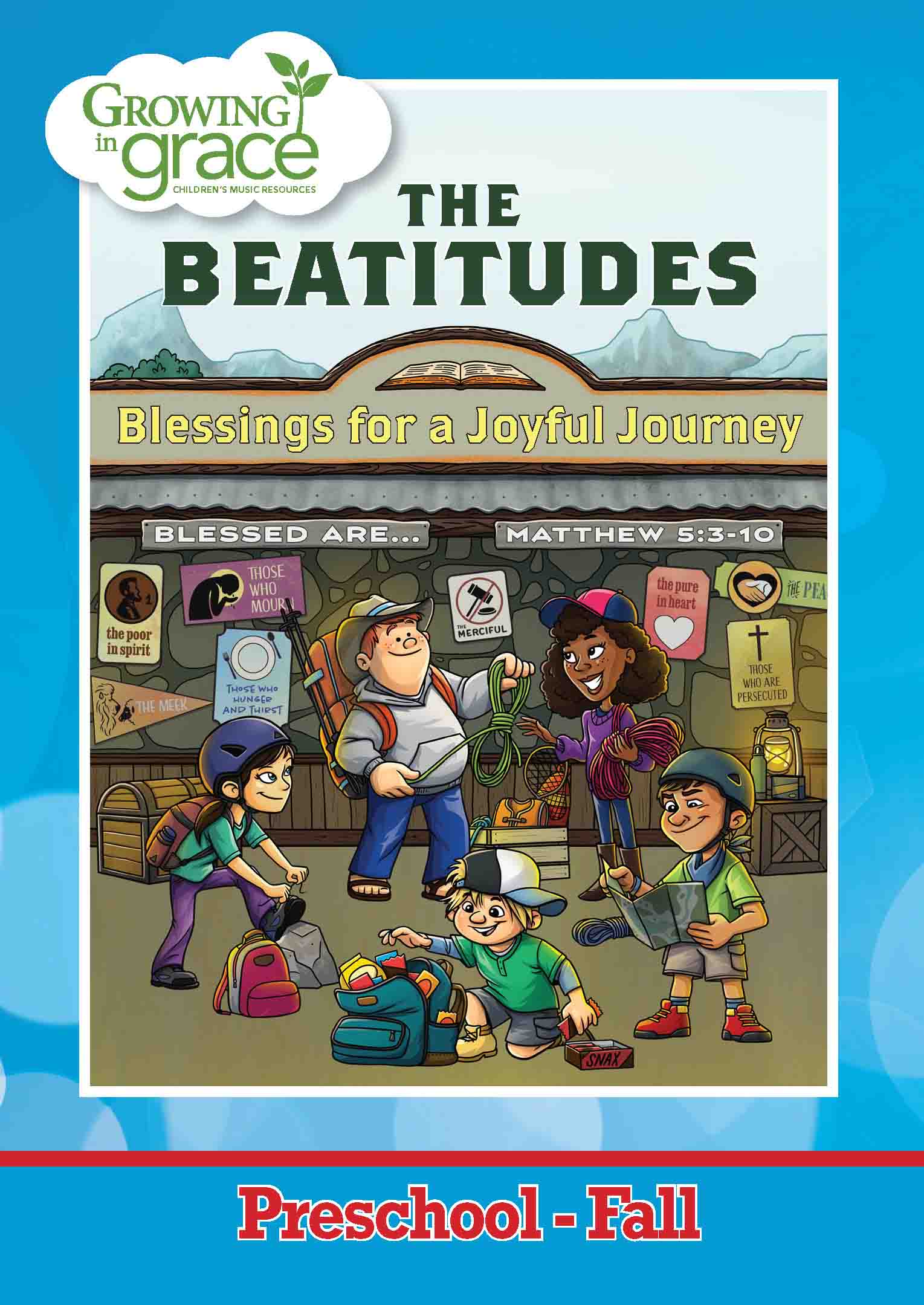 Growing in Grace The Beatitudes Preschool Curriculum-Fall (Digital Download)