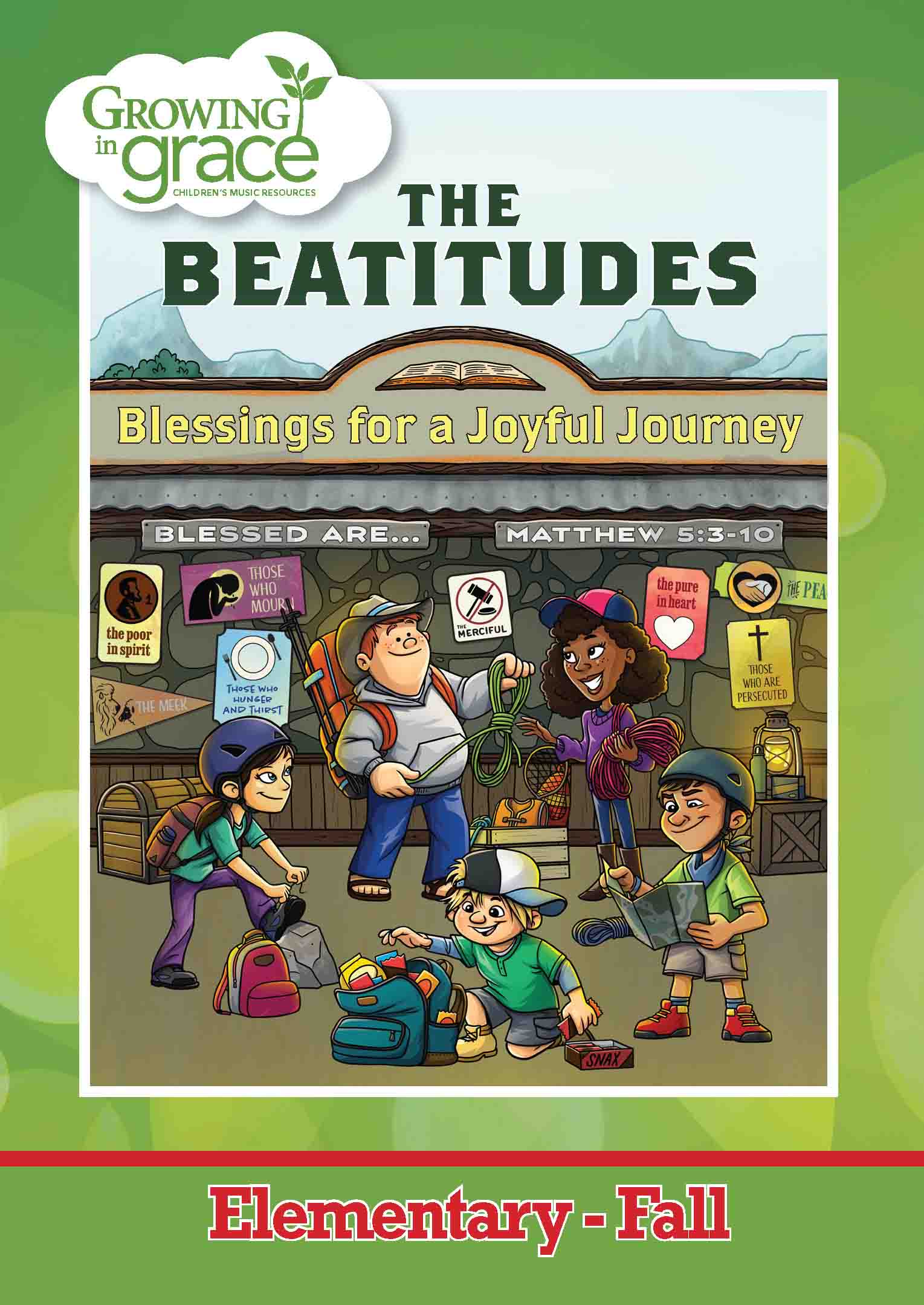 Growing in Grace The Beatitudes Elementary Curriculum-Fall (Digital Download)