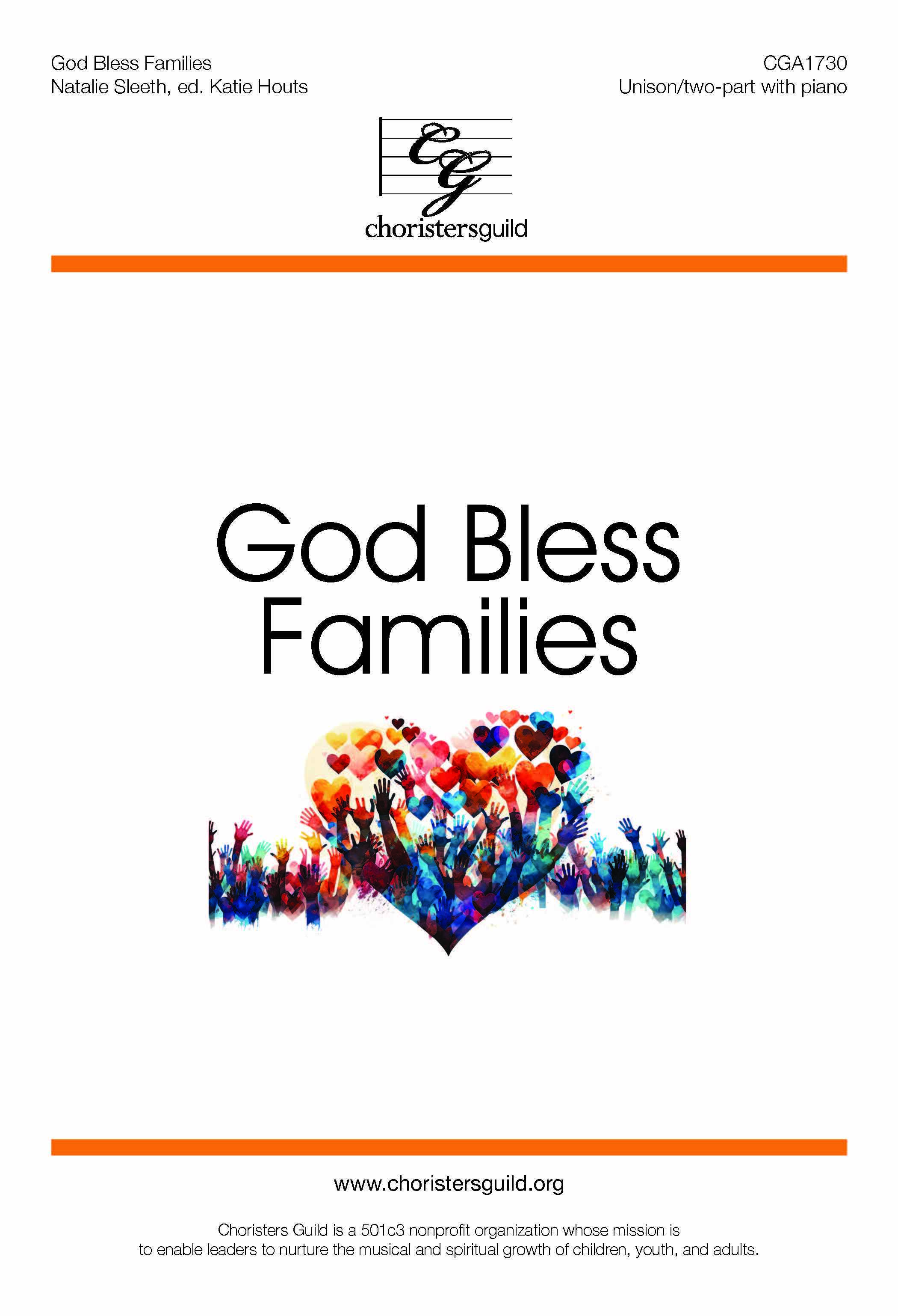 God Bless Families - Unison/Two-part