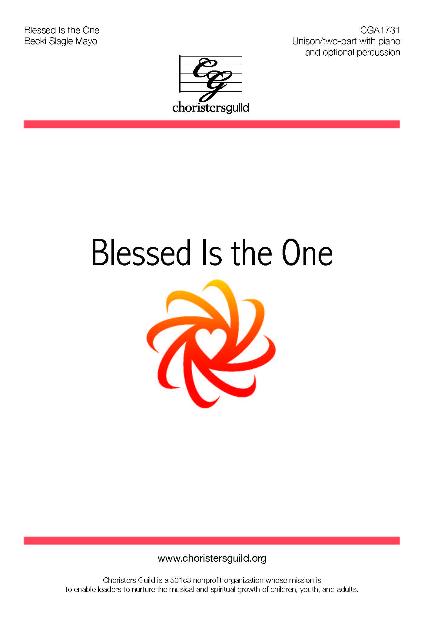 Blessed Is the One - Unison/Two-part
