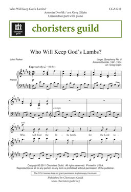 Who Will Keep God's Lambs (Accompaniment Track)