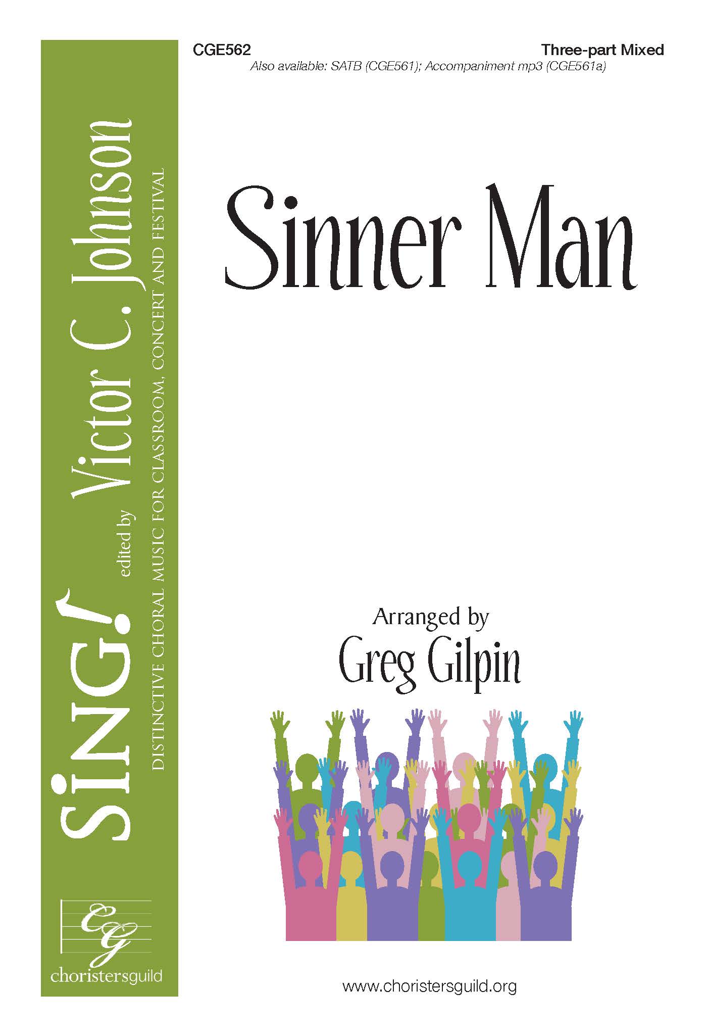 Sinner Man- Three-part Mixed