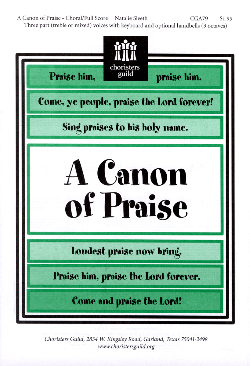 A Canon of Praise (Accompaniment Track)