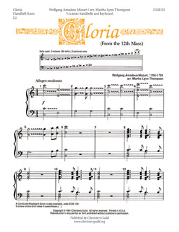 Gloria From the 12th Mass (Handbell Score)