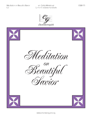 Meditation on Beautiful Savior (3, 4, or 5 octaves)
