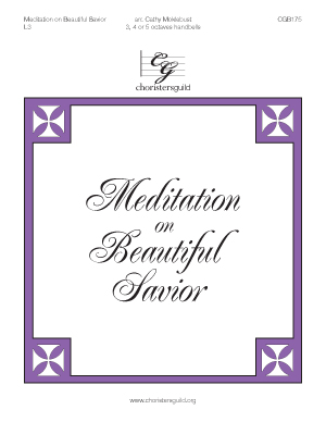 Meditation on Beautiful Savior (3, 4, or 5 octaves)