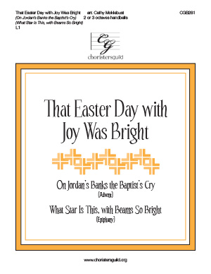 That Easter Day with Joy Was Bright