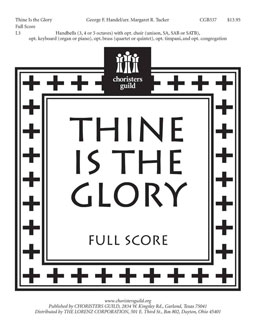 Thine Is the Glory (Full Score)