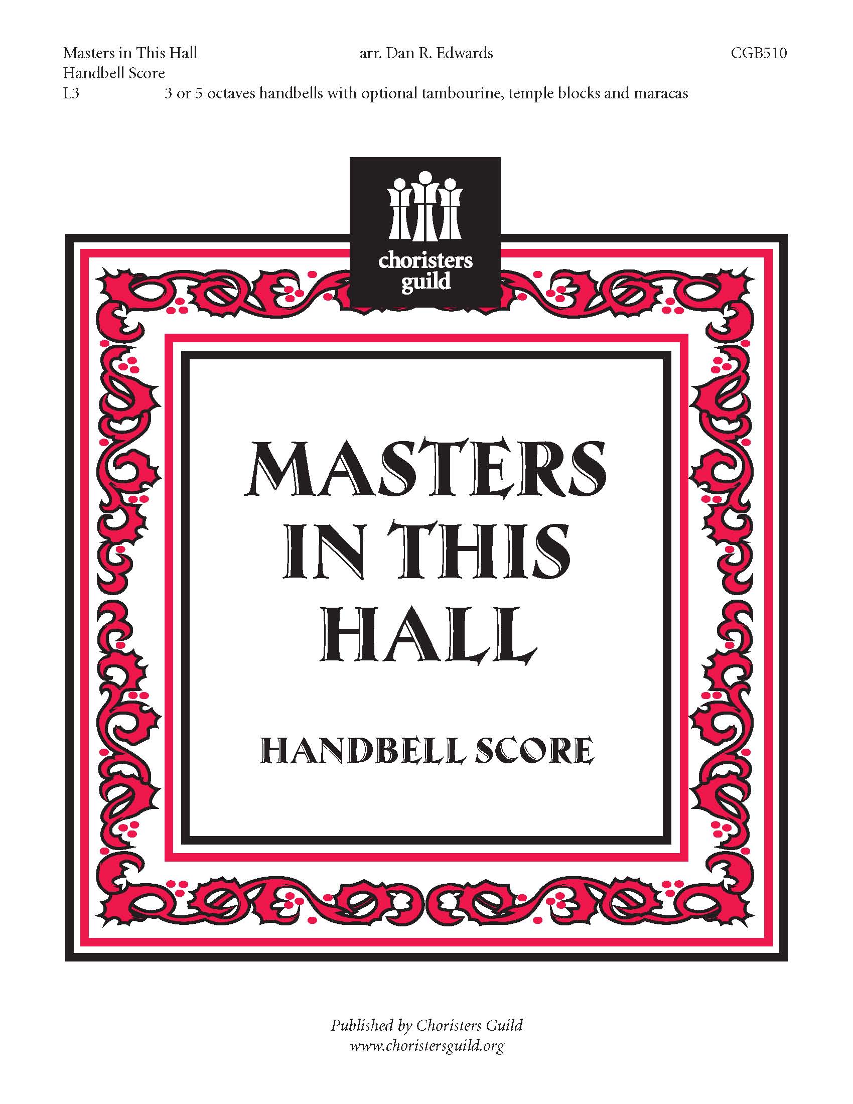 Masters in this Hall (Handbell Score)