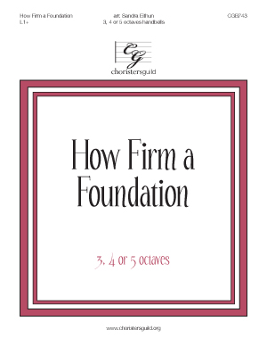 How Firm a Foundation (3, 4 or 5 octaves)