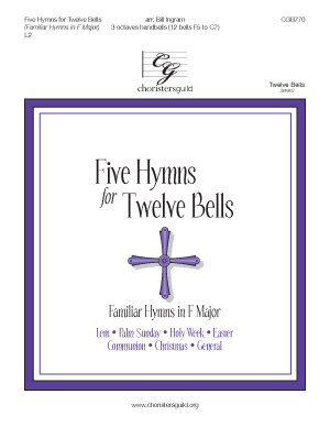 Five Hymns for Twelve Bells (Familiar Hymns in F Major)