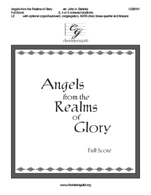 Angels from the Realms of Glory - Full Score