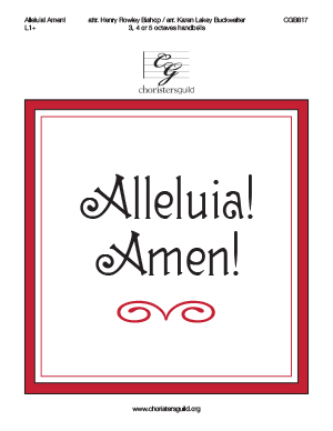 Alleluia! Amen!