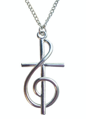 Treble Clef Cross