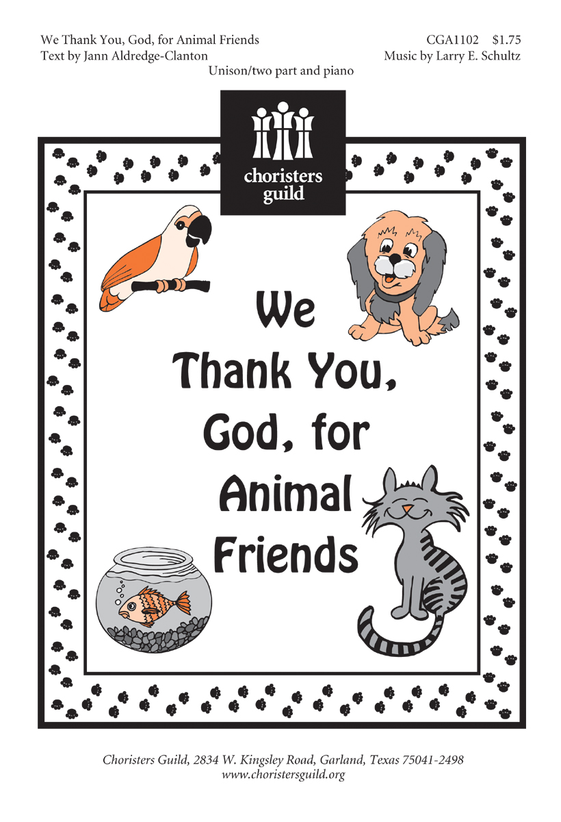We Thank You, God, for Animal Friends