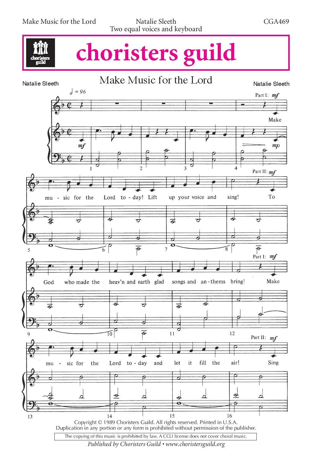 Make Music for the Lord