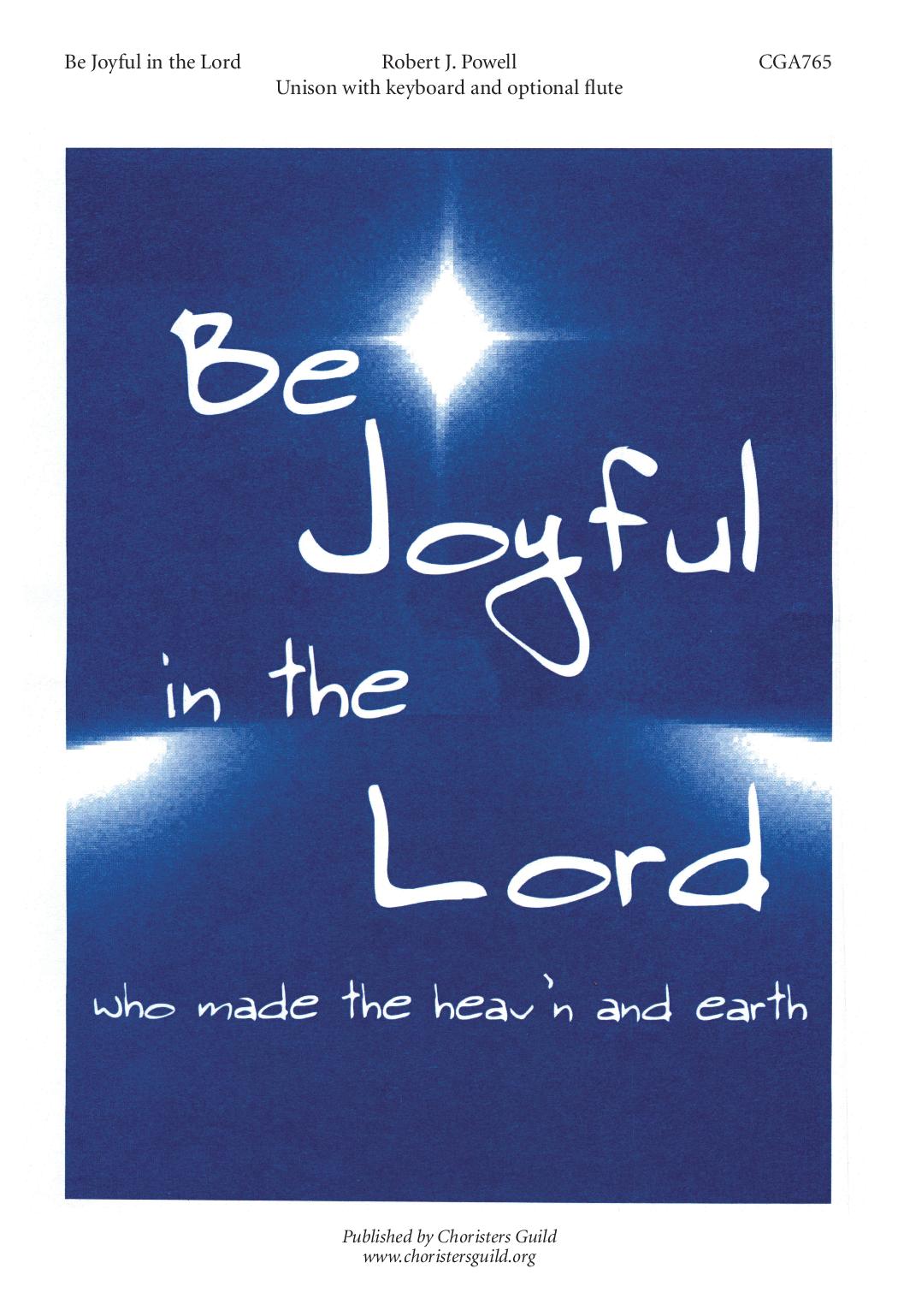 Be Joyful in the Lord