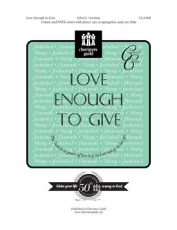 Love Enough to Give