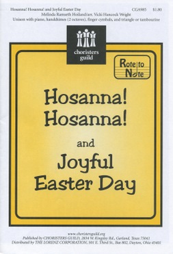 Hosanna Hosanna And Joyful Easter Day