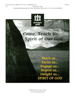 Come, Teach Us, Spirit of Our God (Handbell Score)