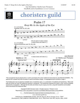 Psalm 17 (Handbell Score)