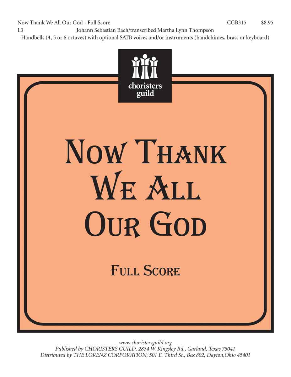 Now Thank We All Our God (Full Score)