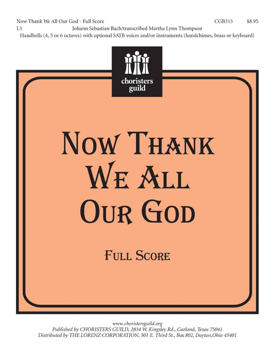 Now Thank We All Our God (Full Score)