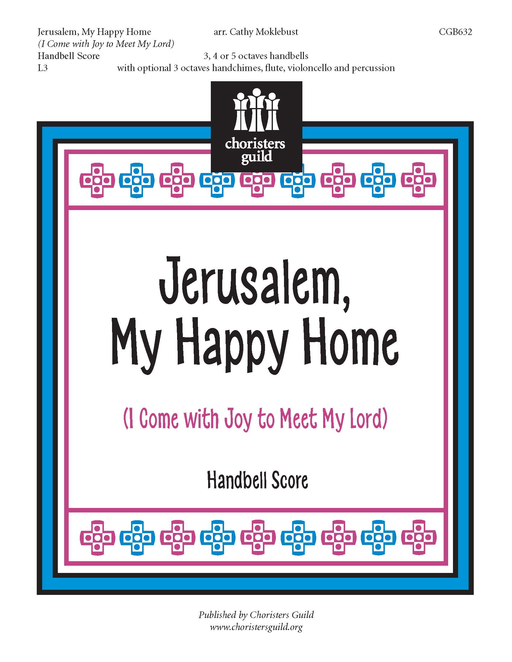 Jerusalem, My Happy Home Handbell Score