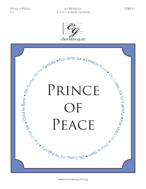Prince of Peace (3, 4 or 5 octaves)