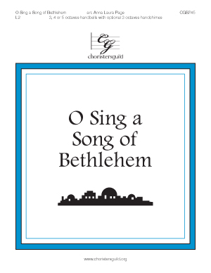 O Sing a Song of Bethlehem