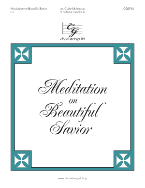 Meditation on Beautiful Savior (2 octaves)