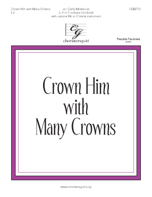 Crown Him with Many Crowns (3, 4 or 5 octaves)