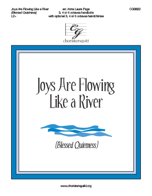 Joys Are Flowing Like a River (Blessed Quietness)