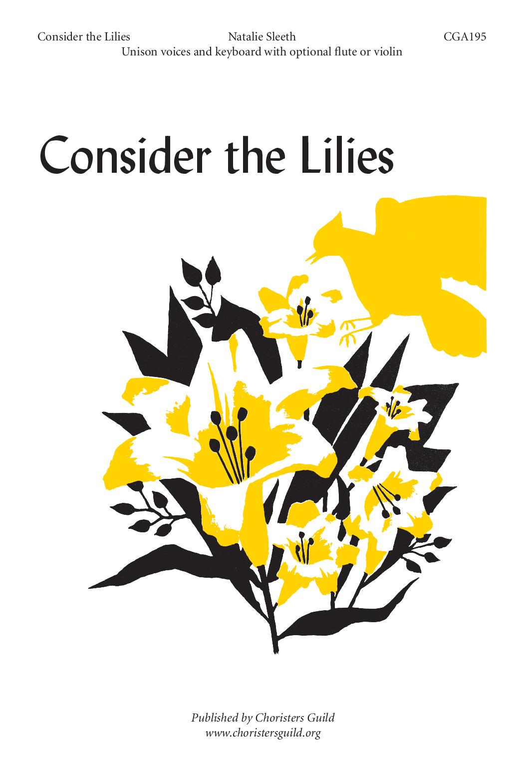 Consider the Lilies Unison