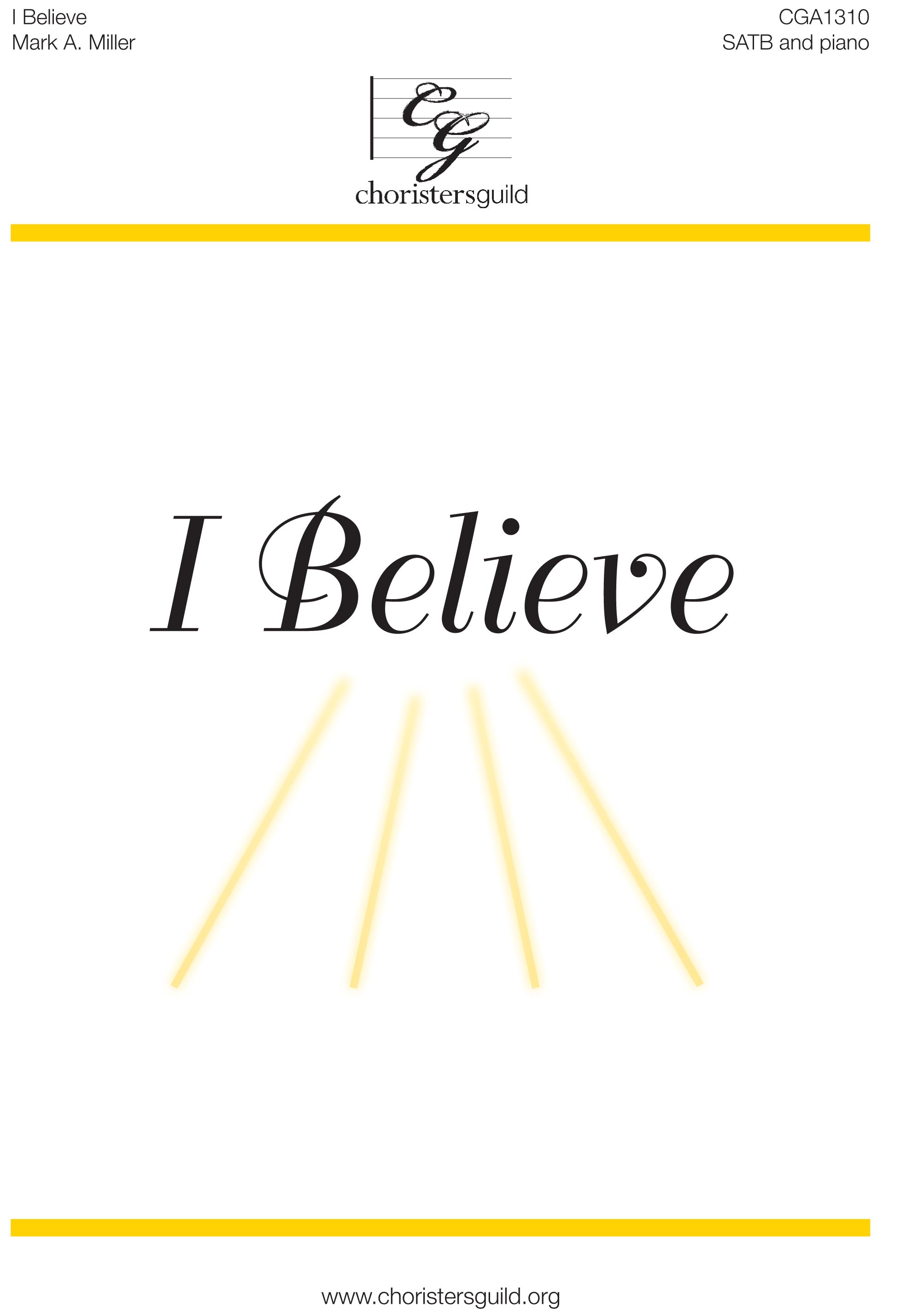 I Believe (SATB)