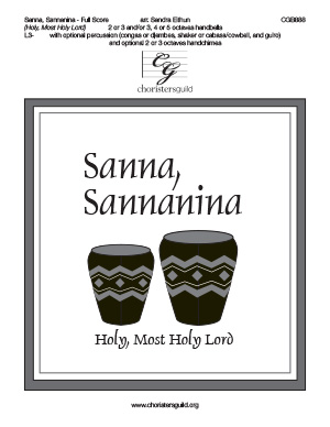 Sanna, Sannanina (Holy, Most Holy Lord) - Full Score