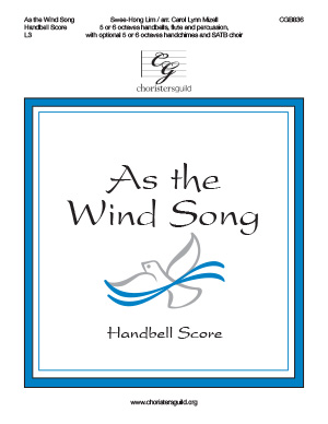 As the Wind Song - Handbell Score