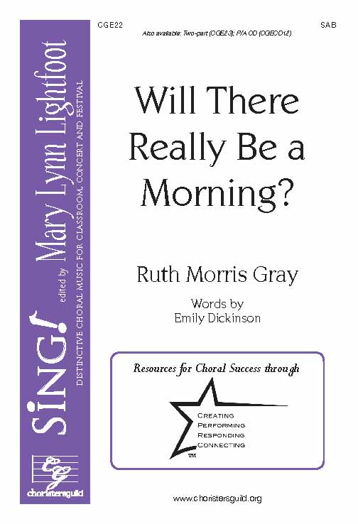 Will There Really Be A Morning? (SAB)