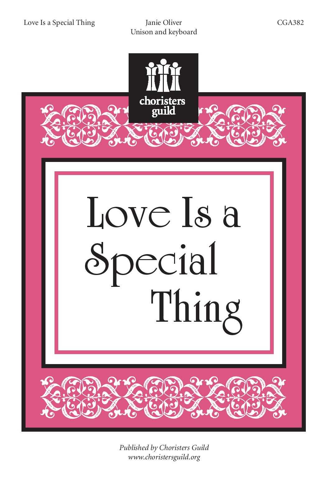 Love Is a Special Thing