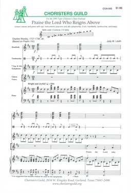Praise the Lord Who Reigns Above Audio Download