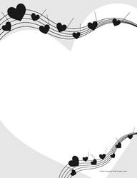 Song of Love Stationery